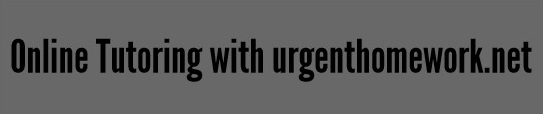 Online Tutoring